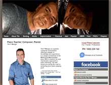 Tablet Screenshot of pianoteacher.wysiwyg.net.au